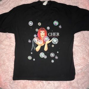 Vintage y2k Cher Believe Millennium Tour tshirt xl